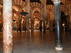 06A There are 856 Moorish columns of jasper, onyx, marble, granite and porphyry in the Mezquita Mosque Cordoba Spain