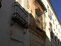 07A Wrought Iron Railings Outside The Windows Of A House In The Old Town Cordoba Spain