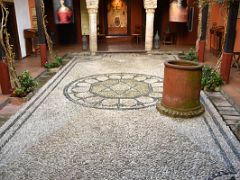 03A Courtyard Has Surrounding Display Rooms At Casa de Sefarad Sephardic Jewish museum Cordoba Spain