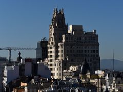 05 The Telefonica Building Was The Tallest Building in Europe From 1930 To 1940 From Circulo de Bellas Artes Rooftop Bar Madrid Spain