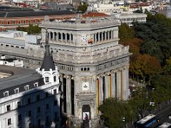 08 Edificio de Las Cariatides (Caryatid Building) Was built by Spanish architect Antonio Palacios in 1918 From Circulo de Bellas Artes Rooftop Bar Madrid Spain