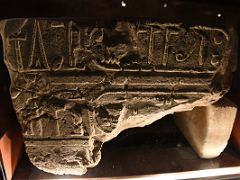 06C Block with Royal Titles King of Upper and Lower Egypt and Son of Ra Egypt Temple of Debod Madrid Spain