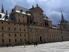 01A El Escorial Monastery The Statue Of San Lorenzo Near Madrid Spain