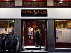 01A Outside Casa Patas a flamenco tablao located in the centre of Madrid Spain