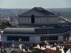 02C View To The West Includes Teatro Real opera house From Gran Via Rooftop Madrid Spain