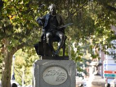 01B Statue Of Francisco de Goya Outside The San Antonio de la Florida Chapel Goya Pantheon Madrid Spain