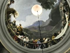 03B Saint Anthony raising a murdered man to life Fresco by Goya Antonio de la Florida Chapel Goya Pantheon Madrid Spain