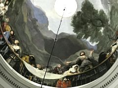 03D Ceiling Fresco by Goya Close Up Antonio de la Florida Chapel Goya Pantheon Madrid Spain