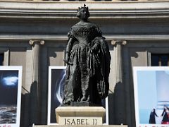 02B Statue Of Queen Isabel II by sculptor Jose Piquer Duart 1868 Plaza de Isabel II Madrid Spain