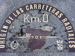 05B The Kilometer Zero point from which all distances on the Spanish national roads are measured Real Casa de Correos Puerta del Sol Madrid Spain