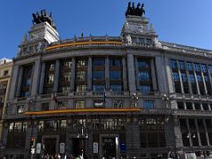 09A Nearby on Calle de Alcala is the Bank of Bilbao building Puerta del Sol Madrid Spain