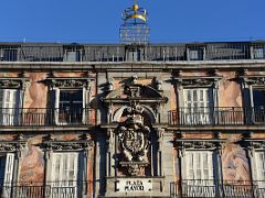 04B Casa de la Panaderia, or the Bakery, was designed to house the Bakers Guild Plaza Mayor Madrid Spain