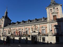 07A Plaza de la Villa, the old Town Hall of Madrid, was completed in 1696 Near Plaza Mayor Madrid Spain