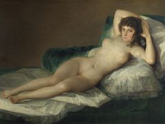 04 La Maja Desnuda The Naked Maja - Goya 1797-1800 From Prado Website Madrid Spain