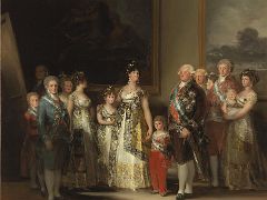 05 The Family of Carlos IV - Goya 1800 From Prado Website Madrid Spain