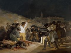 07A The 3rd of May 1808 in Madrid or The Executions - Goya 1814 From Prado Website Madrid Spain