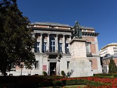 05A Plaza Murillo Has A Statue Of Bartolome Esteban Murillo Next To the Prado South Murillo Entrance Madrid Spain