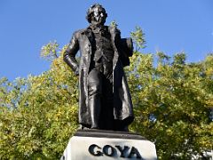 08A Francisco de Goya 1902 Statue by Mariano Benlliure At The Goya North Entrance Prado Madrid Spain