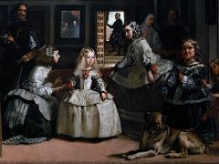 02B Las Meninas - Diego Velazquez 1656 Close Up Top 10 Paintings Prado Madrid Spain