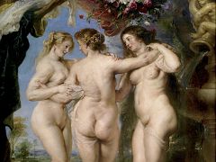 10 The Three Graces - Peter Paul Rubens 1630-5 Top 10 Paintings From Prado Website Madrid Spain