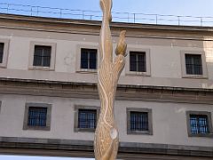 01B Alberto Sanchez 1937 Sculpture The Spanish People Have a Path That Leads to a Star Outside Museo Reina Sofia Art Museum Madrid Spain