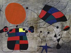 23 The Smile of the Flamboyant Wings - Joan Miro 1953 Museo Reina Sofia Art Museum Madrid Spain