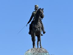 04B Monument to Alfonso XIII has an equestrian statue of Alfonso XIII King Of Spain El Retiro Park Madrid Spain