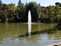 13 Fountain In Pond El Retiro Park Madrid Spain