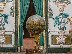 14B Porcelain Room Clock With Atlas Supporting The World On His Shoulders by Abraham-Louis Breguet 1800 Royal Palace Madrid Spain Photo By Patrimonio Nacional