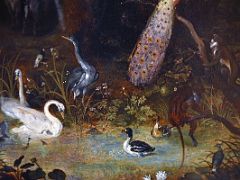 03C The Garden of Eden - Jan Brueghel the Elder 1610-12 Close Up Thyssen Art Museum Madrid Spain