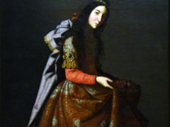 06A Saint Casilda - Zurbaran 1630-35 Thyssen Art Museum Madrid Spain