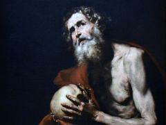 08 Saint Jerome in penitence - Jose de Ribera 1634 Thyssen Art Museum Madrid Spain