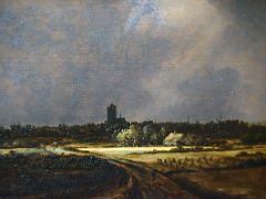 11B View of Naarden - Jacob Isaacksz van Ruisdael 1647 Close Up Thyssen Art Museum Madrid Spain