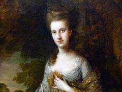 08A Portrait of Sarah Buxton - Thomas Gainsborough 1776-77 Thyssen Art Museum Madrid Spain