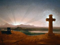 12 Cross At Sunset - Thomas Cole 1848 Thyssen Art Museum Madrid Spain