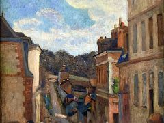 03A Rue Jouvenet in Rouen- Paul Gauguin 1884 Thyssen Art Museum Madrid Spain