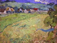 05A Les Vessenots in Auvers - Vincent van Gogh 1890 Museo Thyssen Art Museum Madrid Spain