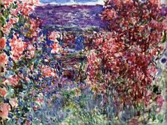 22A The House among the Roses - Claude Monet 1925 Thyssen Art Museum Madrid Spain