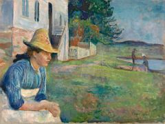 01 Evening - Edvard Munch 1888 Thyssen Art Museum Madrid Spain