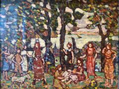 18 Autumn- Maurice Prendergast 1918-23 Thyssen Art Museum Madrid Spain