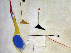 26 Painting on White Ground - Joan Miro 1927 Thyssen Art Museum Madrid Spain