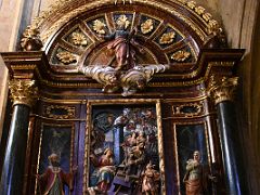 06A Holy Family Carvings In Basilica of Saint Mary of Coro In San Sebastian Donostia Old Town Spain