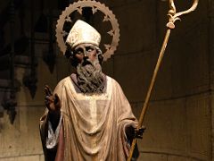 05 Saint Nicholas San Nicolas Statue In Cathedral of the Good Shepherd San Sebastian Donostia Spain