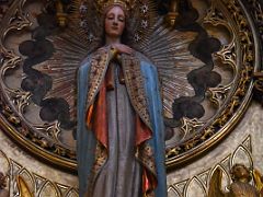 07B Statue of Immaculate Conception of Virgin Mary In Cathedral of the Good Shepherd San Sebastian Donostia Spain