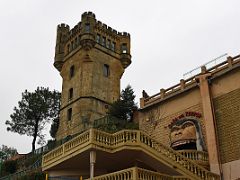 03B El Torreon tower from 17C once served as a lighthouse On Top Of Mount Igueldo San Sebastian Donostia Spain