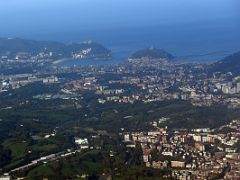 01A Panoramic View Of San Sebastian Donostia Spain From Airplane