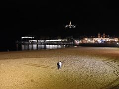 03C La Concha Beach At Night With Mount Urgull Above The Old Quarter San Sebastian Donostia Spain