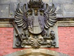 14C Coat of arms of the Hapsburgs Miramar Palace San Sebastian Donostia Spain