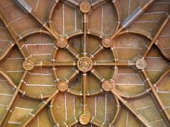 05B Close Up Of The Design Of The Vaulted Ceiling In The Hallway Of The Convent Cloister At San Telmo Museum San Sebastian Donostia Spain