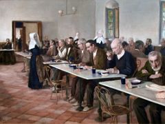 16B Refectory Of Charity Of San Sebastian 1895 By Ignacio Ugarte Painting In San Telmo Museum San Sebastian Donostia Spain